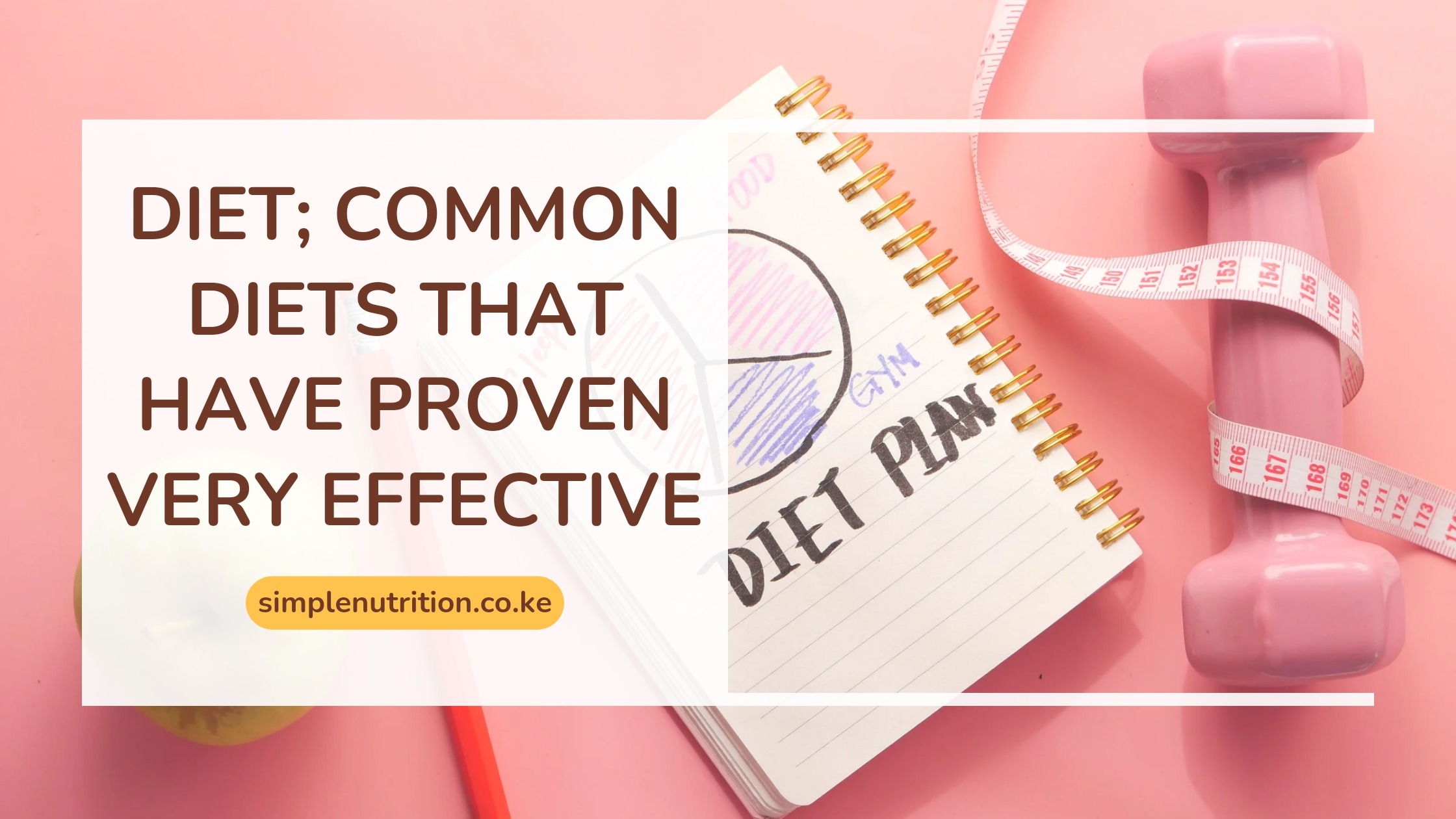 Diet; common diets that have proven very effective!