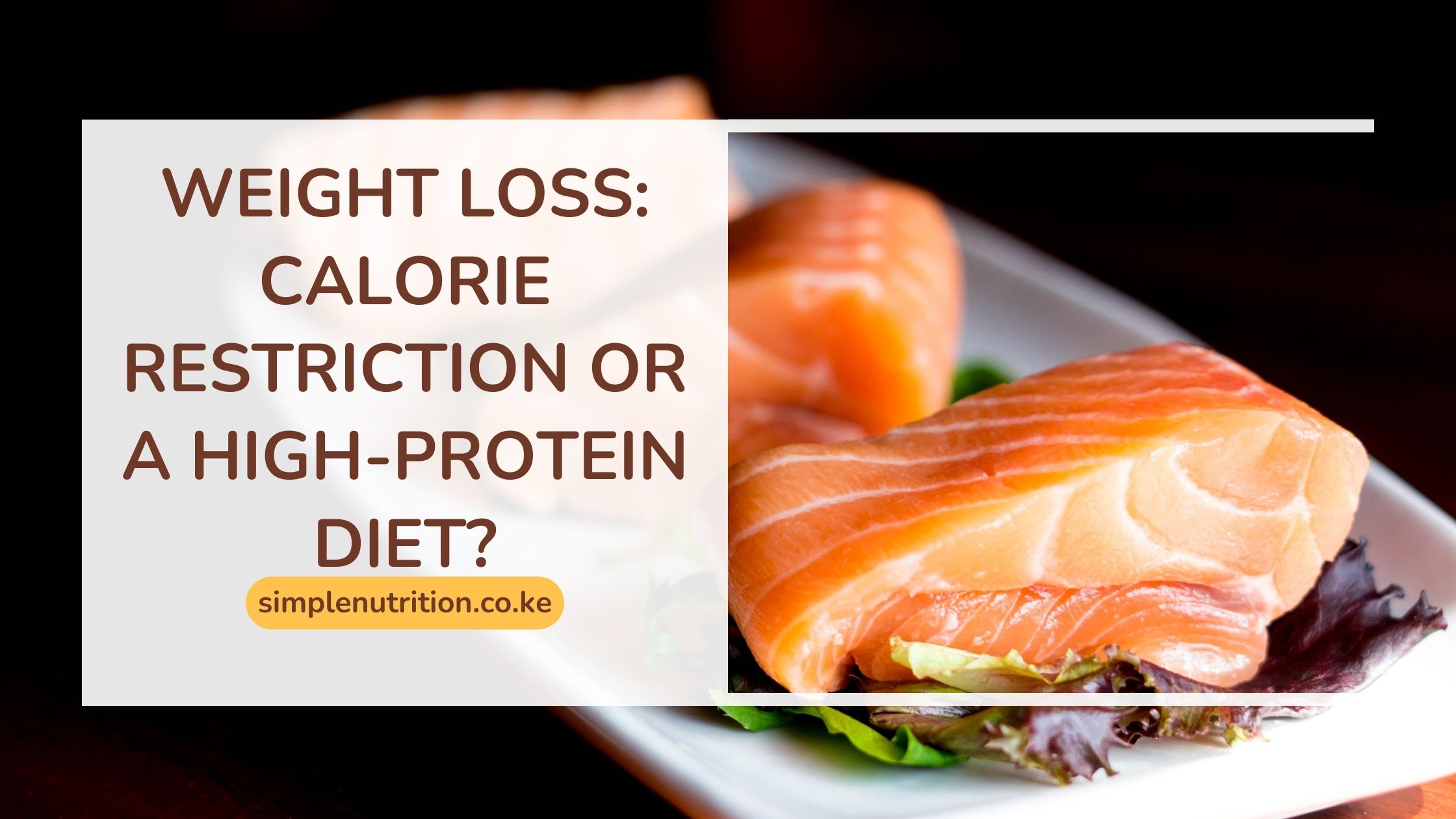 Is Calorie restriction good for weight loss?