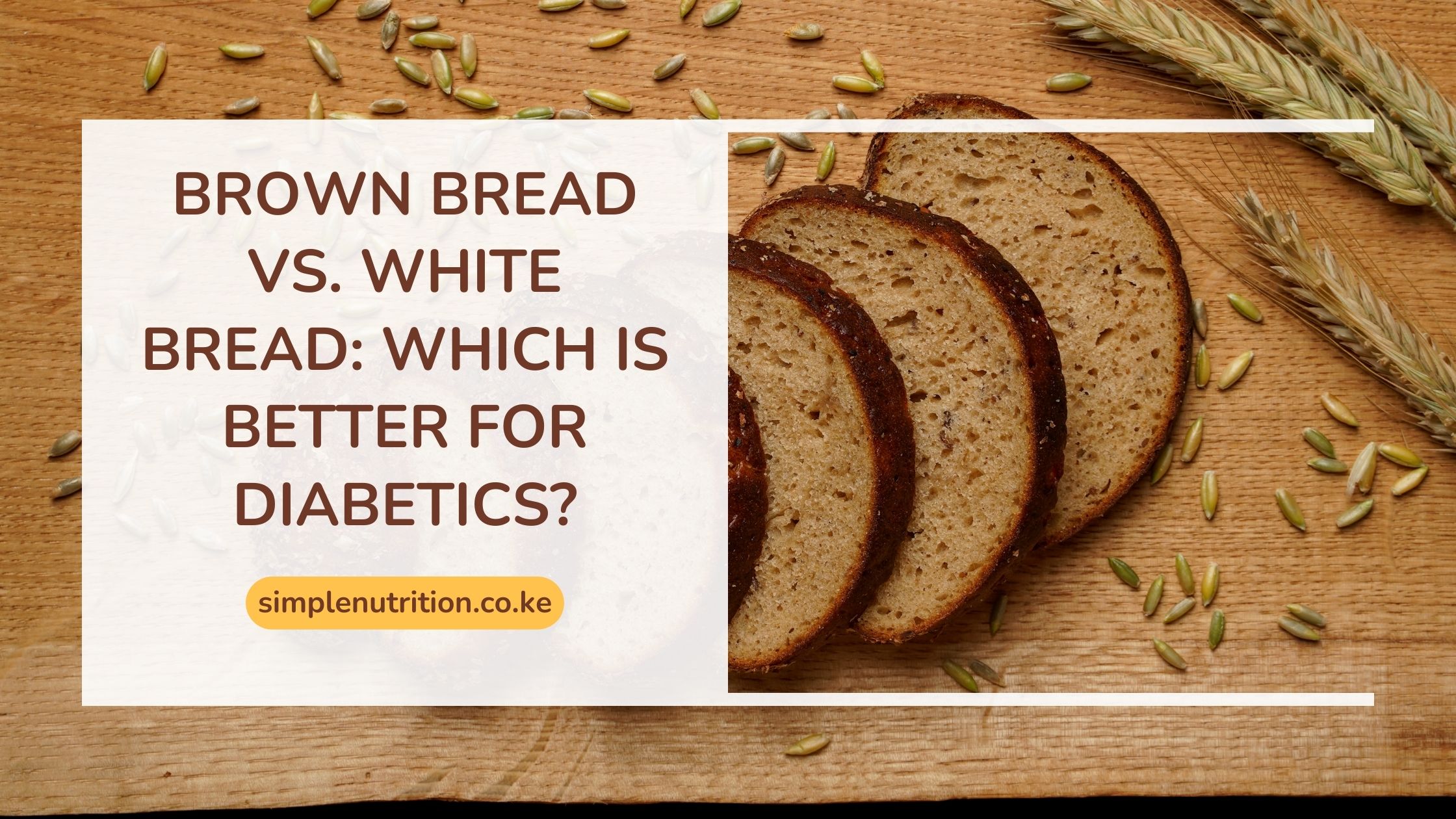 Brown bread vs. White Bread: Which is Better for Diabetics?