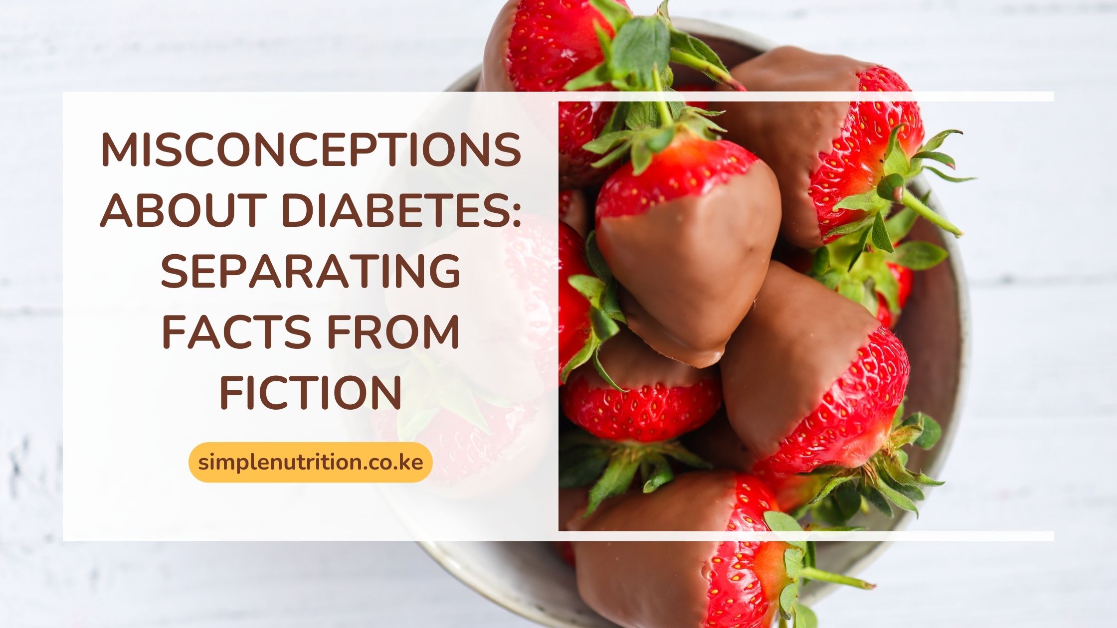 Misconceptions about Diabetes: Separating Facts from Fiction
