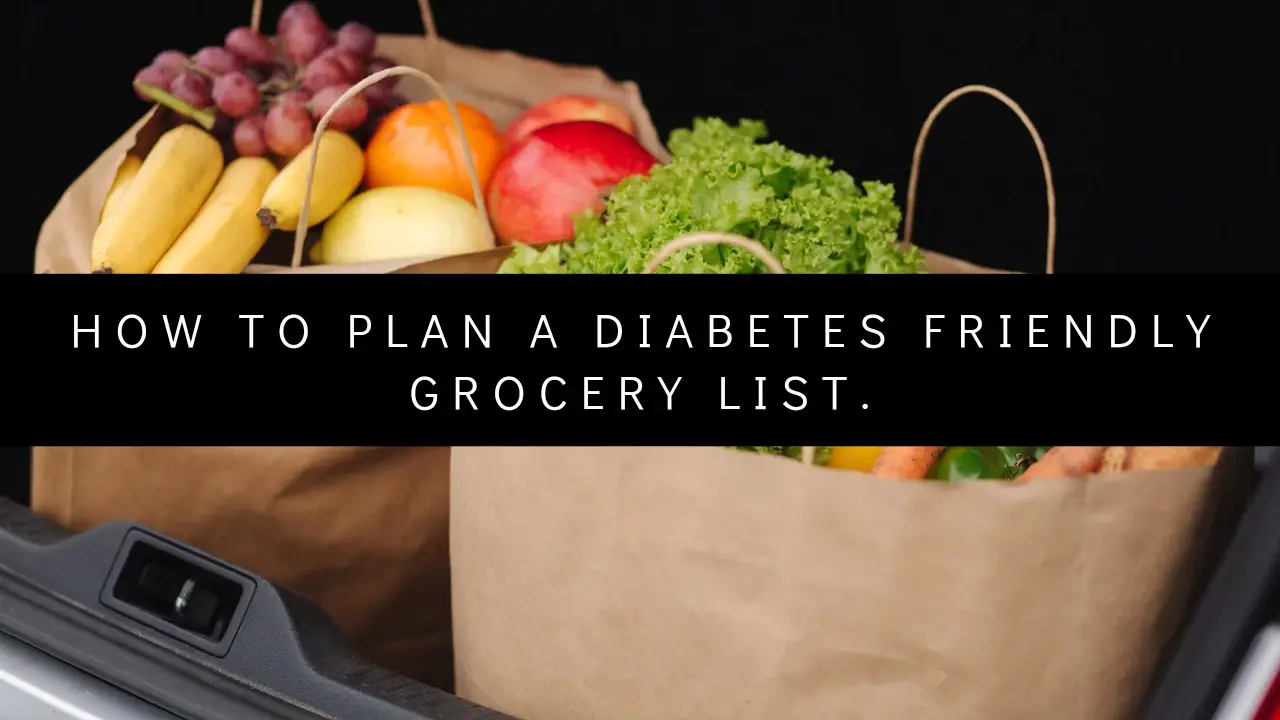 How To Plan a Diabetes Friendly Grocery List.