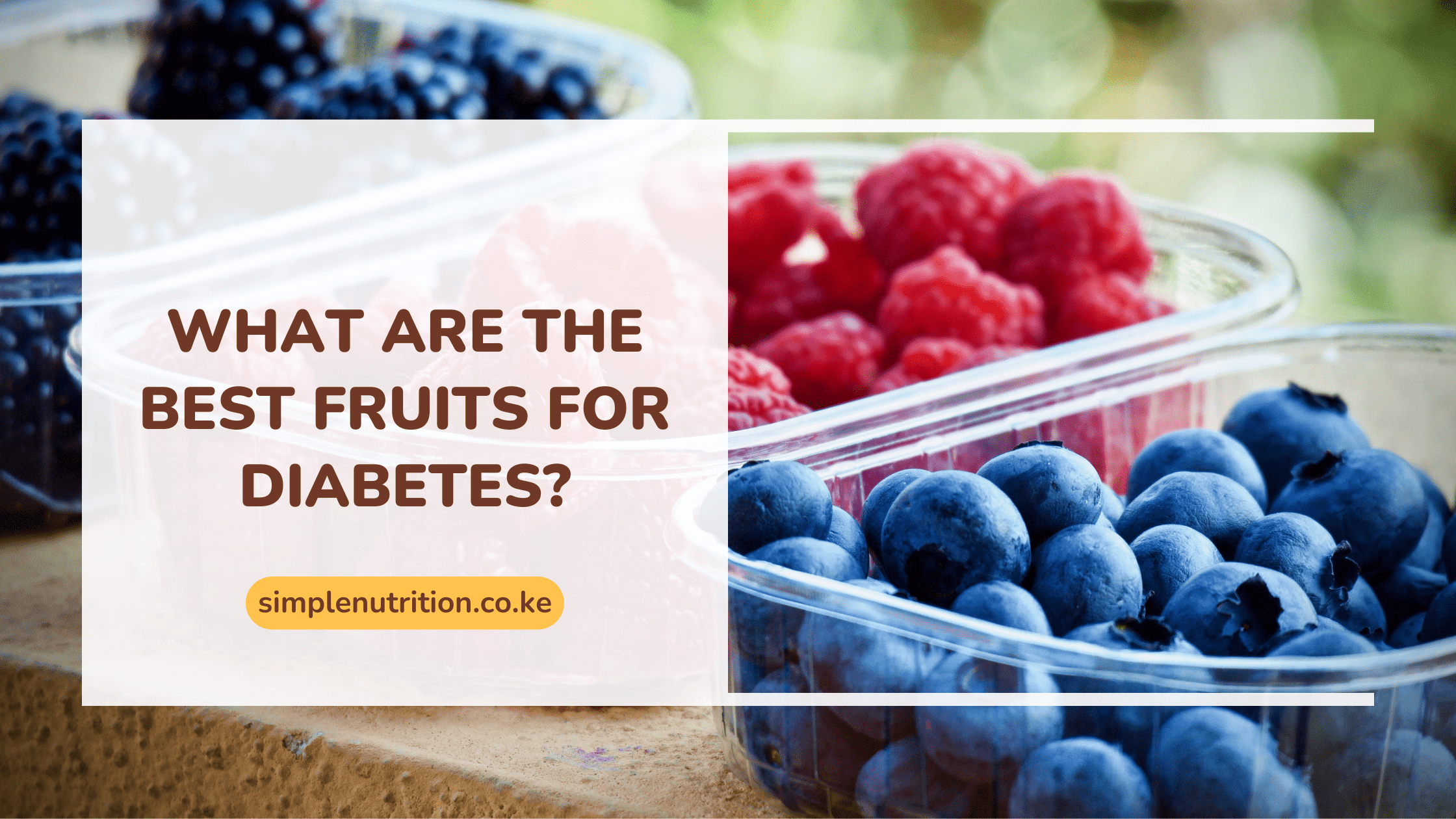What are the best fruits for diabetes?