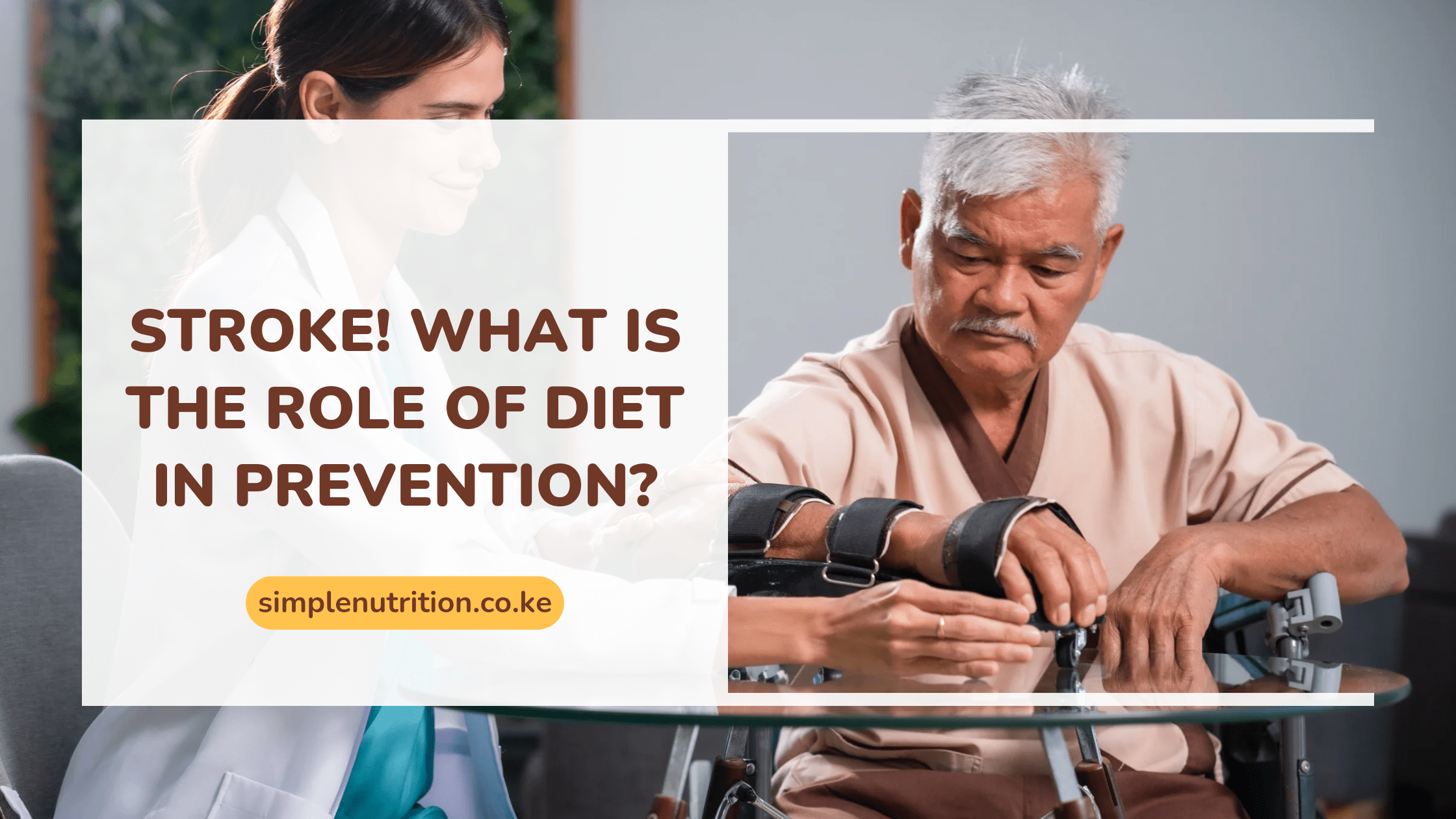 Stroke! What is the role of Diet in Prevention?