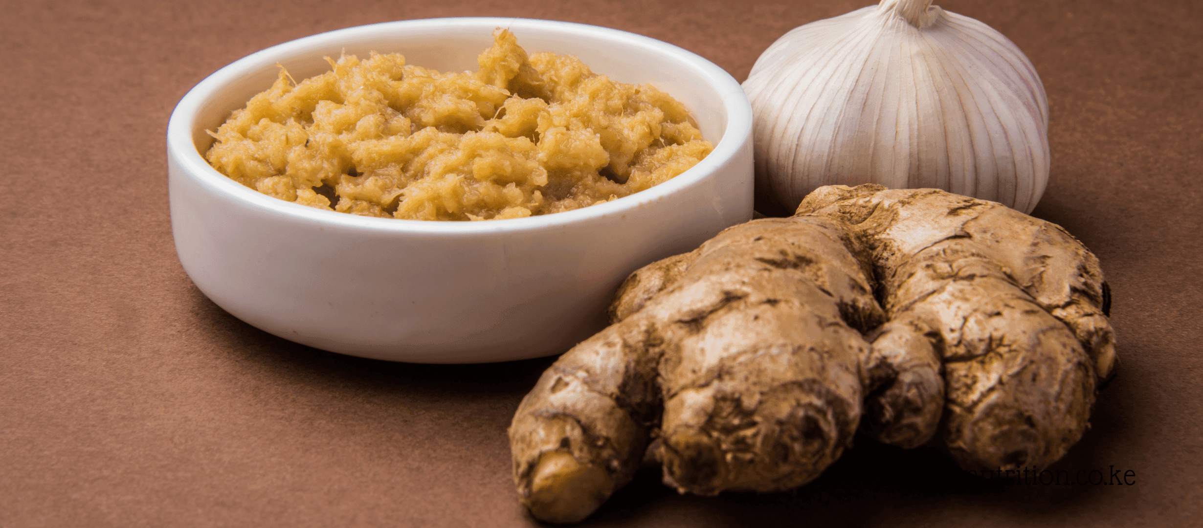What are the health benefits of ginger and garlic?