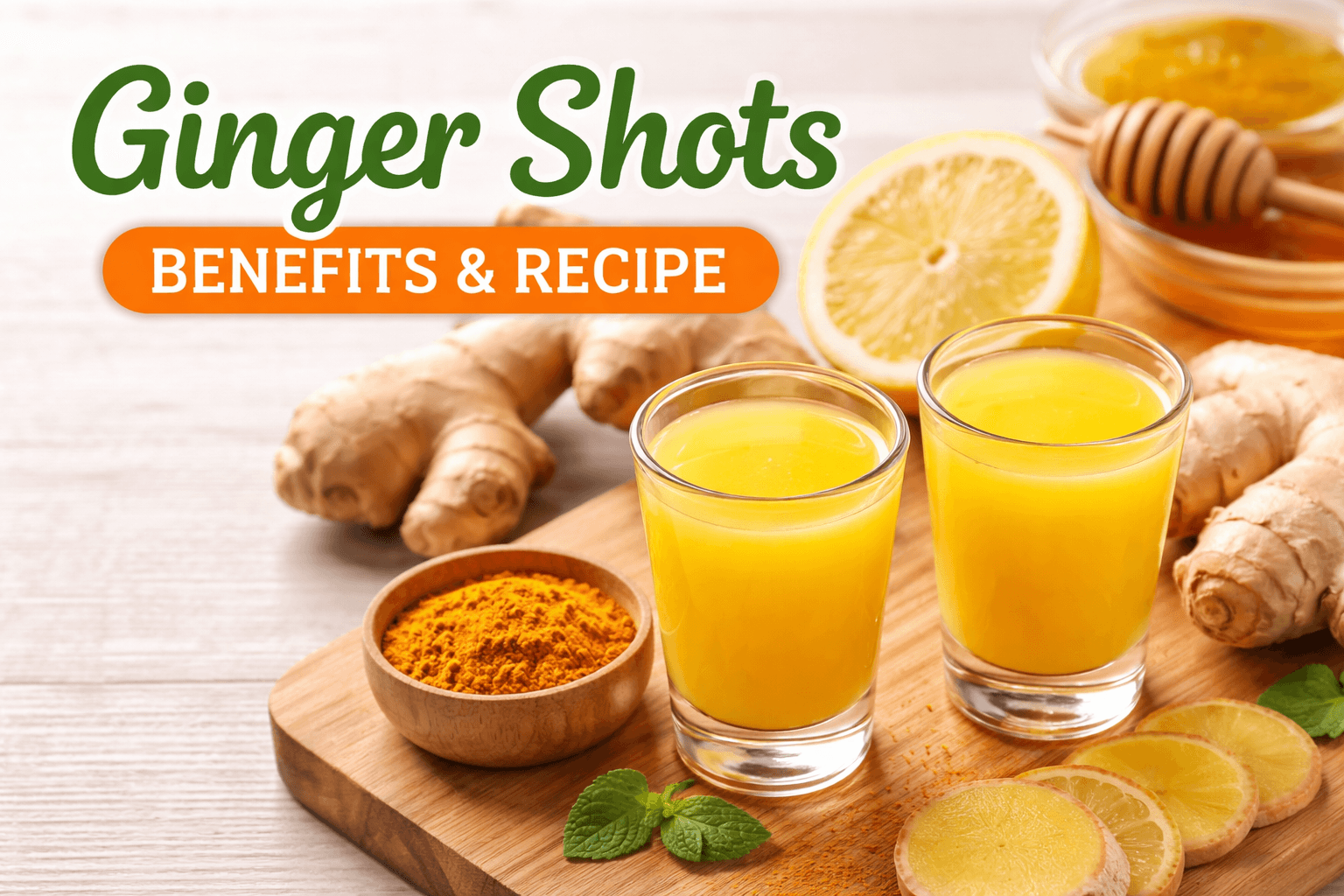 Ginger Shots: Benefits, Uses, and How to Prepare Them at Home
